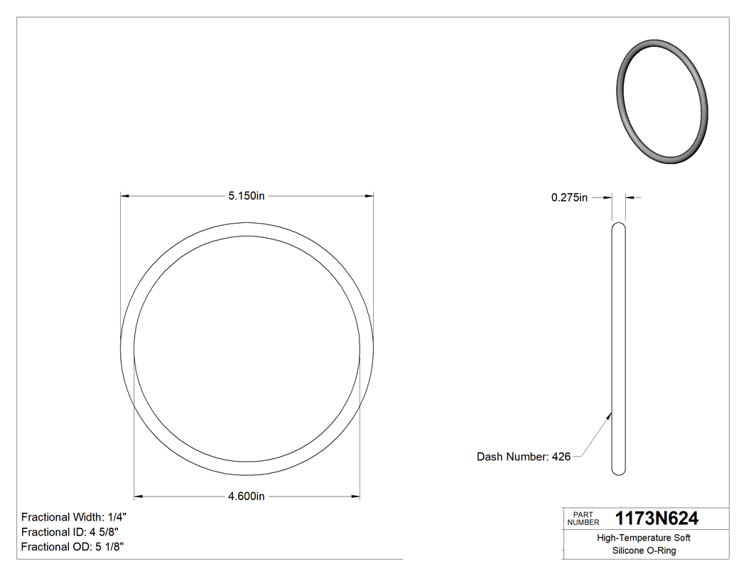 Technical drawing - 1173N624